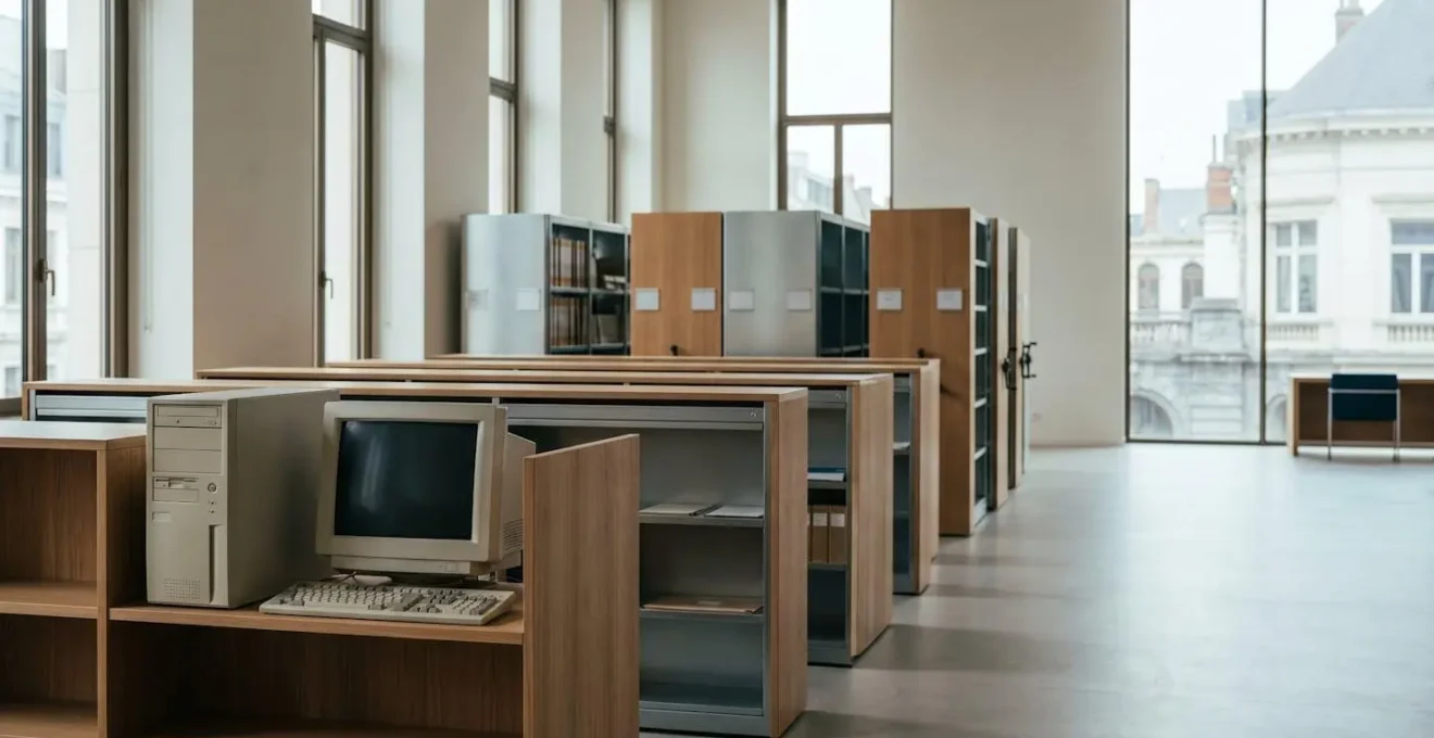 Conservation du patrimoine numérique belge avec des serveurs et des archives culturelles