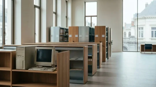 Conservation du patrimoine numérique belge avec des serveurs et des archives culturelles