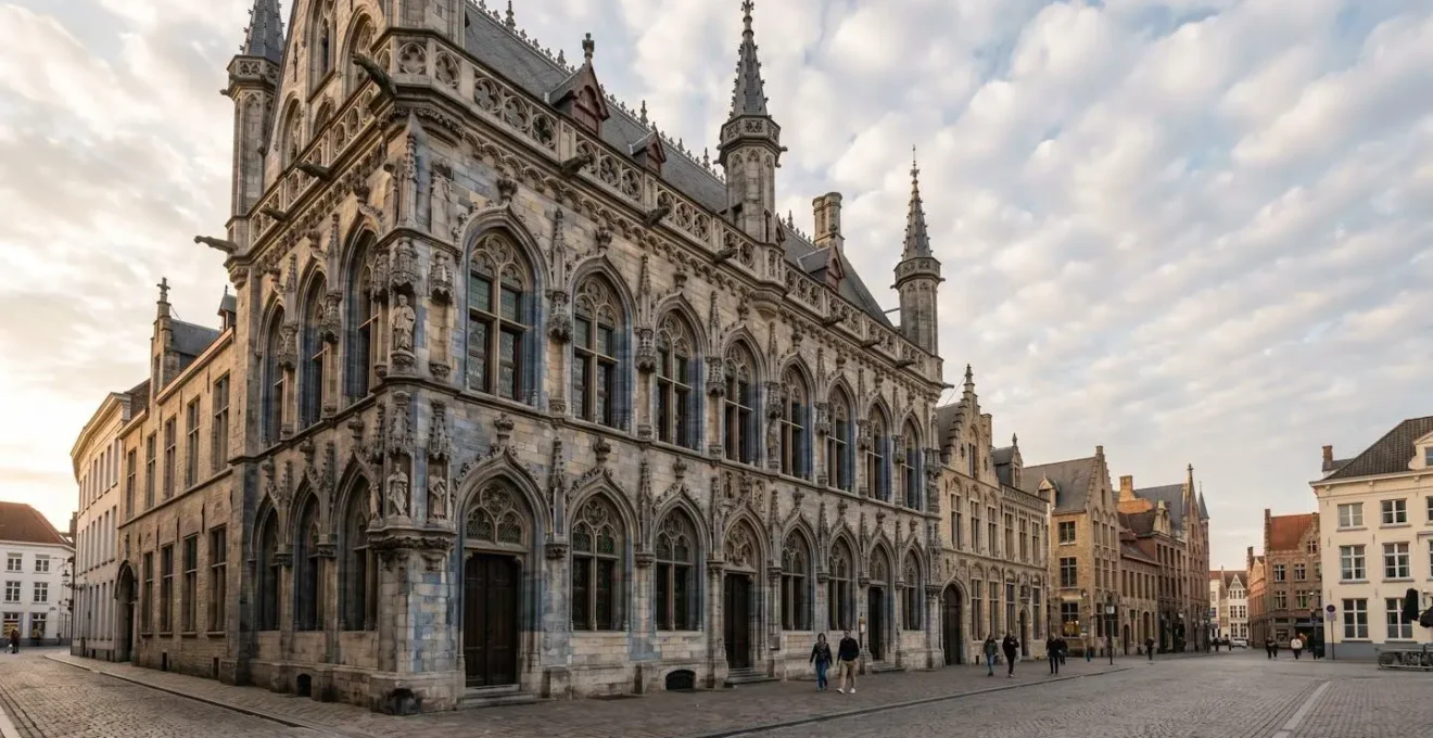 Détail architectural d'une façade historique belge capturée en haute résolution pour restauration numérique