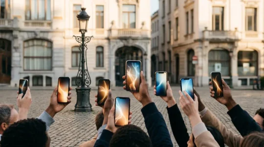 Mobilisation citoyenne numérique avec des éléments symboliques de participation démocratique en Belgique