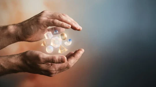 Composition minimaliste évoquant la protection des créations numériques face à l'intelligence artificielle