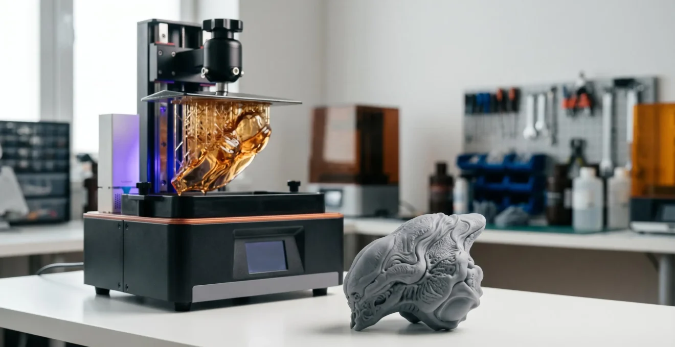 Sculpture numérique en cours de préparation pour l'impression 3D avec gestion de la topologie